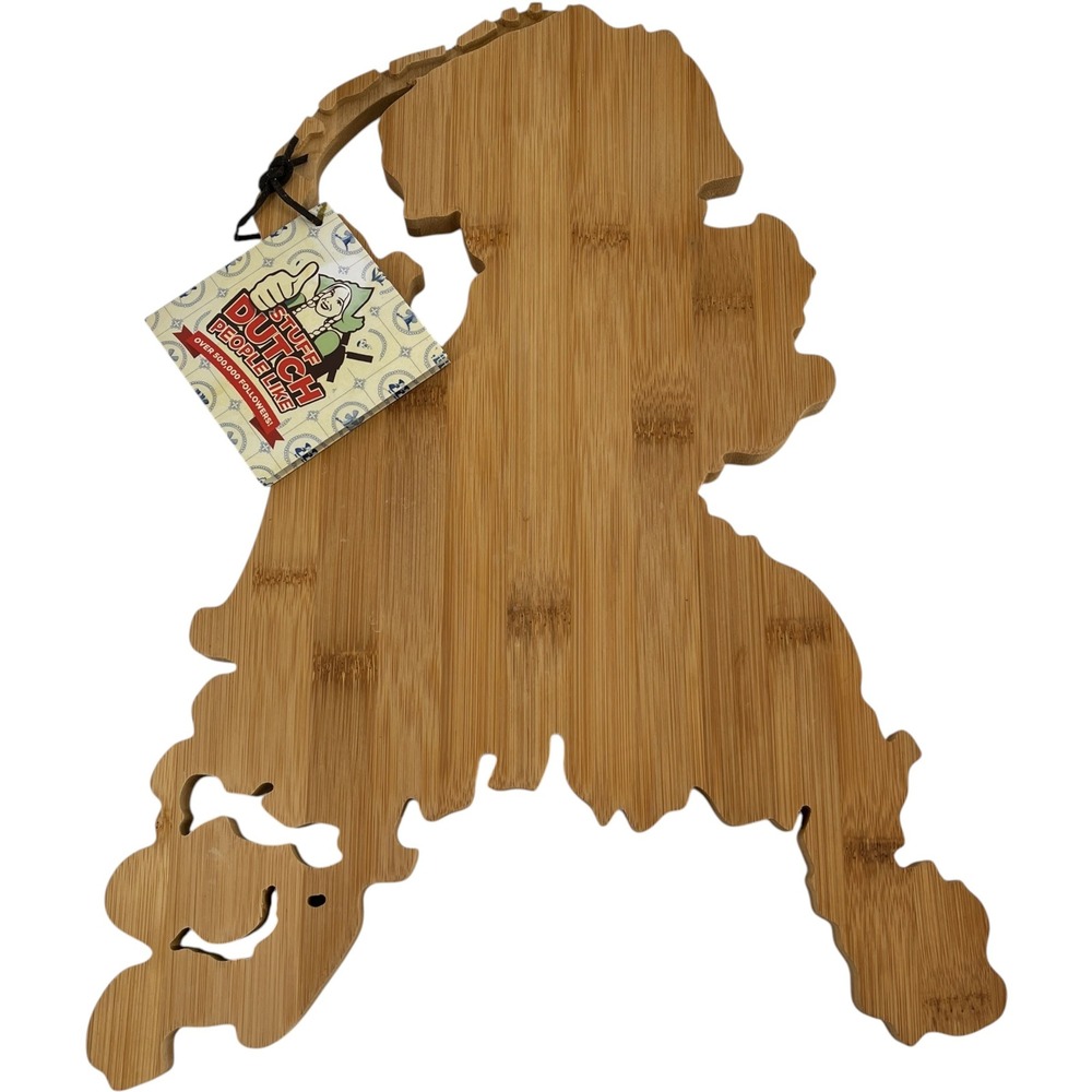 Stuff Dutch People Like Bamboo Cheese Board Netherlands Map Shape Kaasplankje